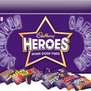 Cadbury Heroes Chocolate Bulk Share Box, Assorted Mini-Size Milk Chocolate Bars, Great for Gifting, 2 kg (Pack of 1)