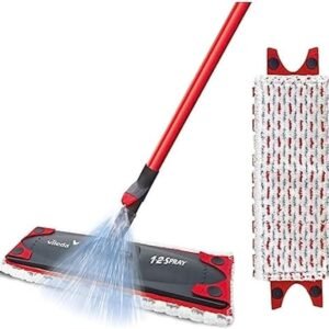 Alternative view of Vileda 1-2 Spray Mop, Microfibre Flat Floor Spray Mop with Extra Head Replacement, Set of 1x Mop and 1x Refill
