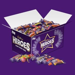 Alternative view of Cadbury Heroes Chocolate Bulk Share Box, Assorted Mini-Size Milk Chocolate Bars, Great for Gifting, 2 kg (Pack of 1)